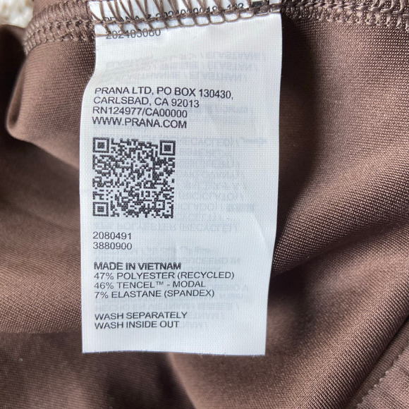 Prana Shea High Rise Jogger Womens M Mocha Relaxed Buttery Soft Elastic Drawcord - Picture 6 of 11